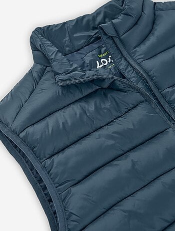 Doudoune sans manches en nylon avec poches