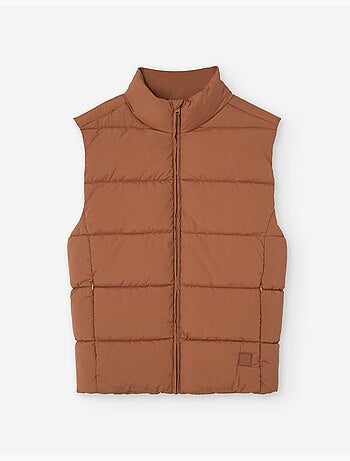 Doudoune sans manches en nylon avec poches