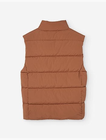 Doudoune sans manches en nylon avec poches