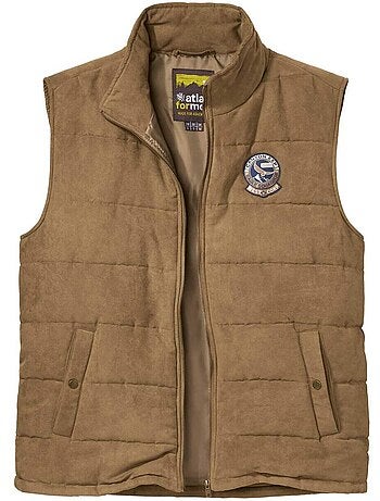 Gilet suédine sans manches aventurier - atlas for men