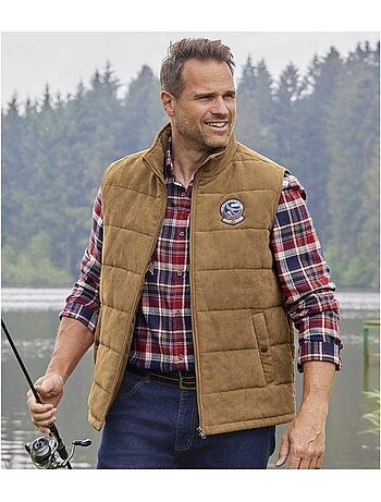 Gilet suédine sans manches aventurier - atlas for men