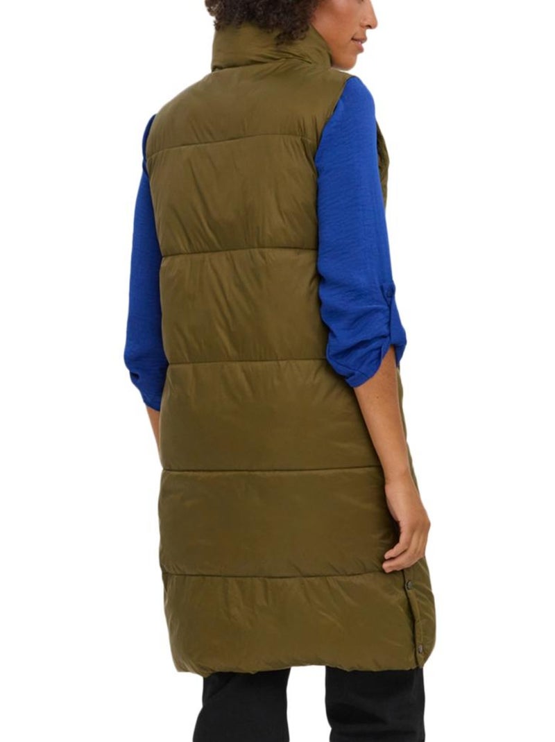 Doudoune sans manches Femme Vero Moda Vert kaki clair - Kiabi