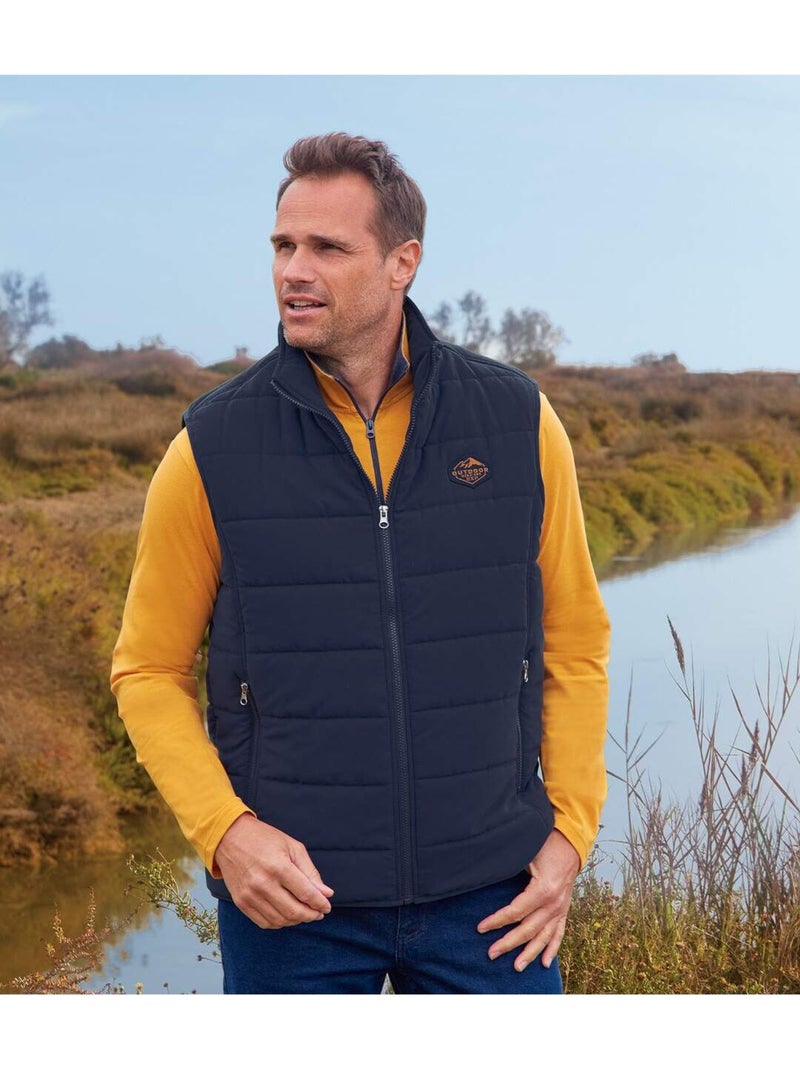 Doudoune sans manches forest  - atlas for men Bleu - Kiabi