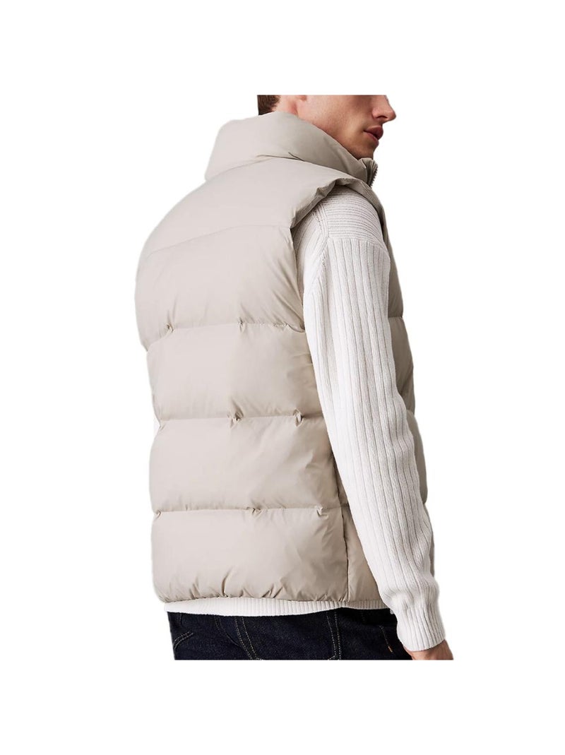 Doudoune sans manches Homme Calvin Klein Jeans Vest Beige - Kiabi