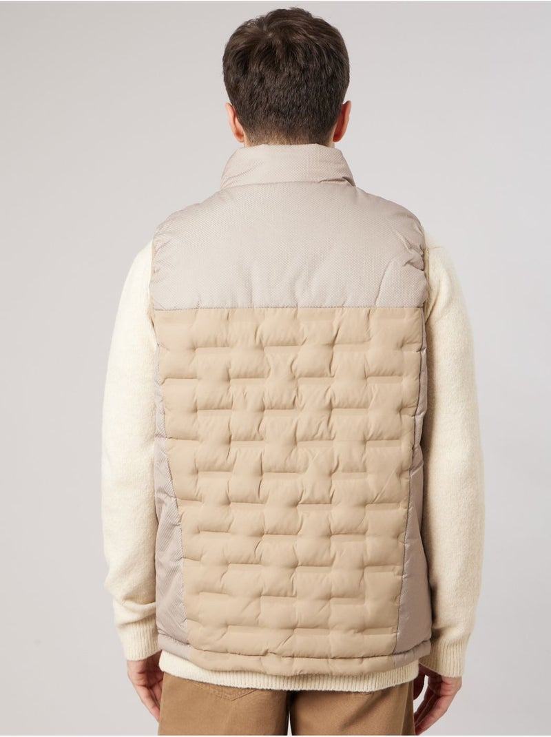 Doudoune sans manches homme 'deeluxe' Beige sable - Kiabi
