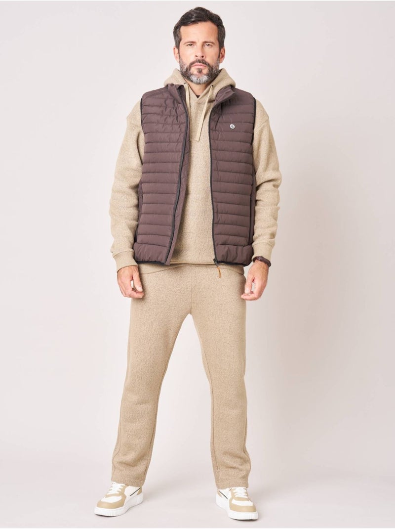 Doudoune sans manches homme 'deeluxe' Marron cappuccino - Kiabi