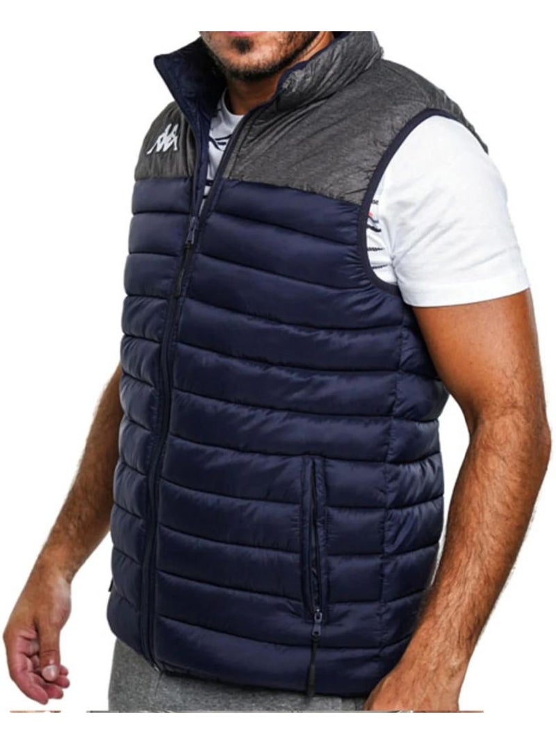 Doudoune sans manches Homme Kappa Bleu marine - Kiabi