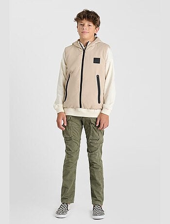 Doudoune sans manches IRONBO à capuche 'Le Temps Des Cerises'