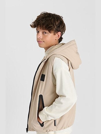 Doudoune sans manches IRONBO à capuche 'Le Temps Des Cerises'