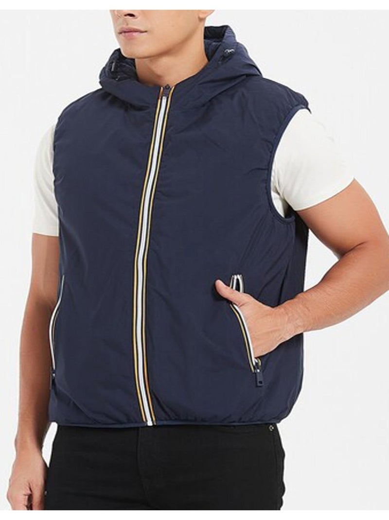 doudoune sans manches Kebello Bleu marine - Kiabi