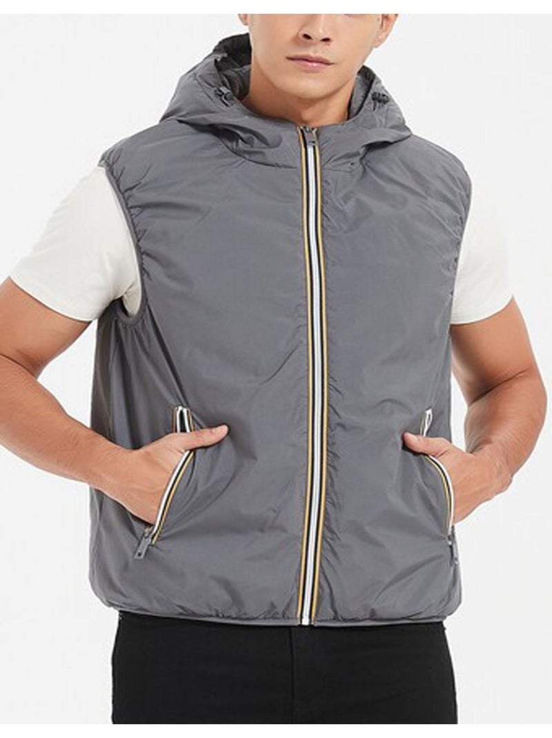 doudoune sans manches Kebello Gris - Kiabi