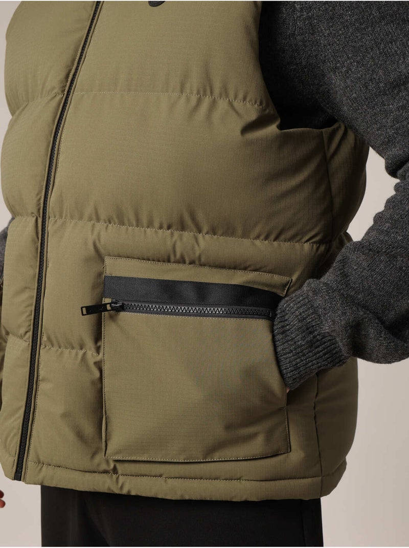 Doudoune sans manches, look urbain et fonctionnel 'deeluxe' Kaki foncé - Kiabi