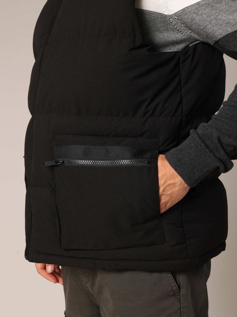 Doudoune sans manches, look urbain et fonctionnel
 'Deeluxe' Noir - Kiabi