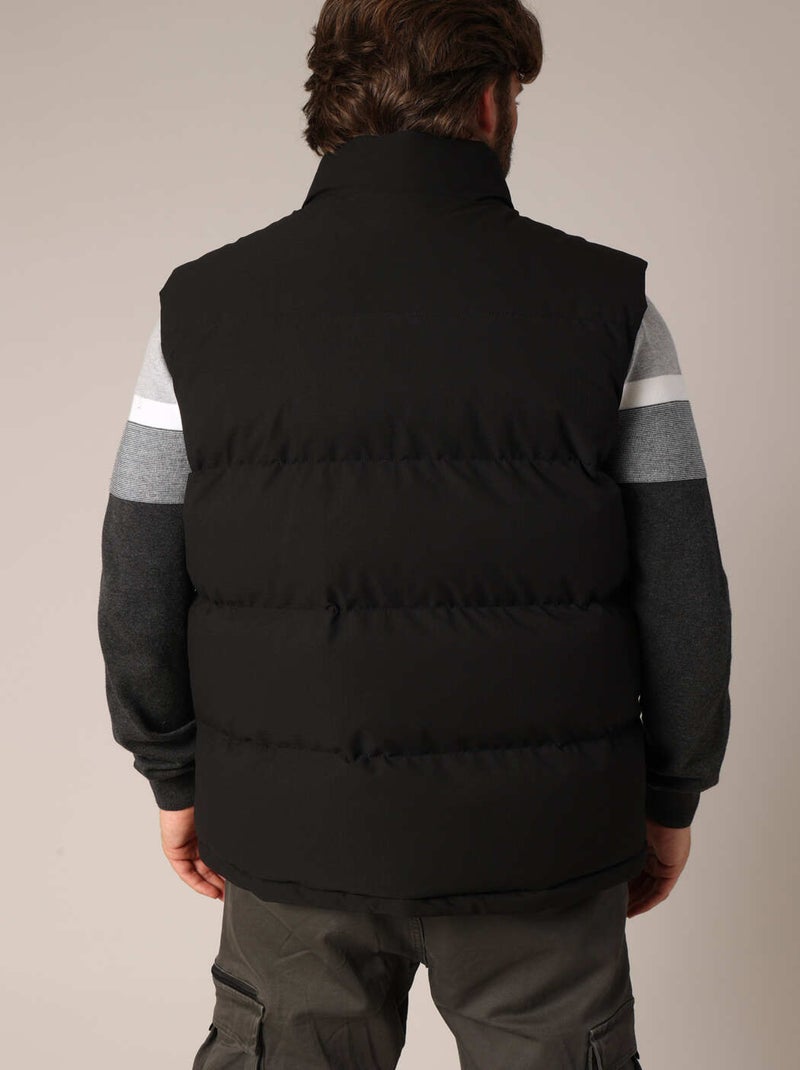 Doudoune sans manches, look urbain et fonctionnel
 'Deeluxe' Noir - Kiabi