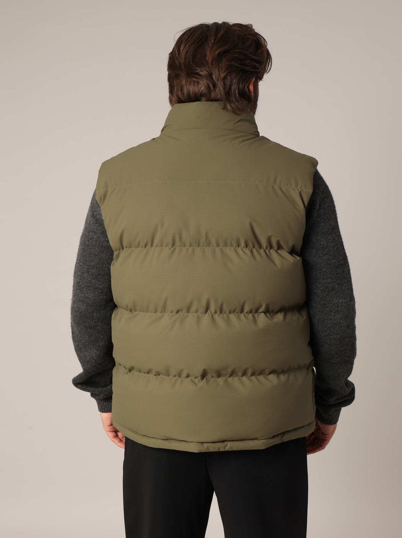 Doudoune sans manches, look urbain et fonctionnel
 'Deeluxe' Vert bouteille - Kiabi