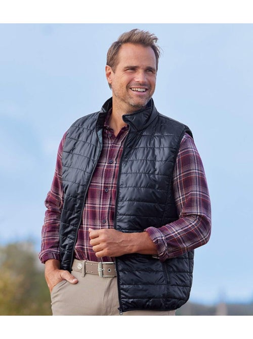 Doudoune Sans Manches Matelassée   - ATLAS FOR MEN - Kiabi