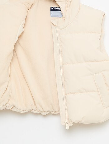 Doudoune sans manches matelassée