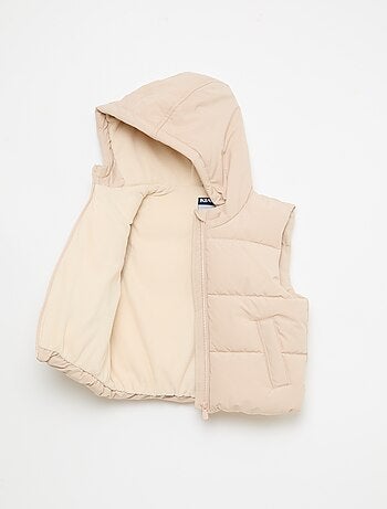 Doudoune sans manches matelassée