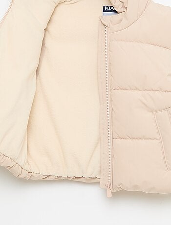 Doudoune sans manches matelassée