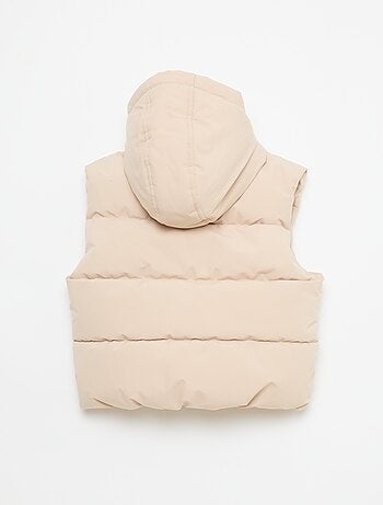 Doudoune sans manches matelassée