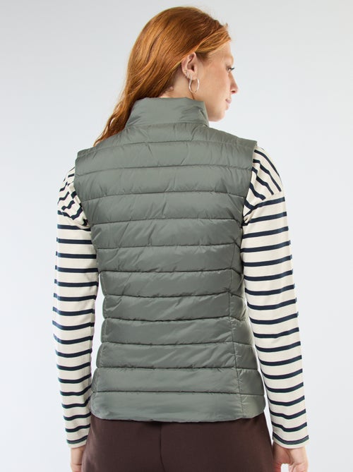 Doudoune sans manches matelassée déperlante - Kiabi