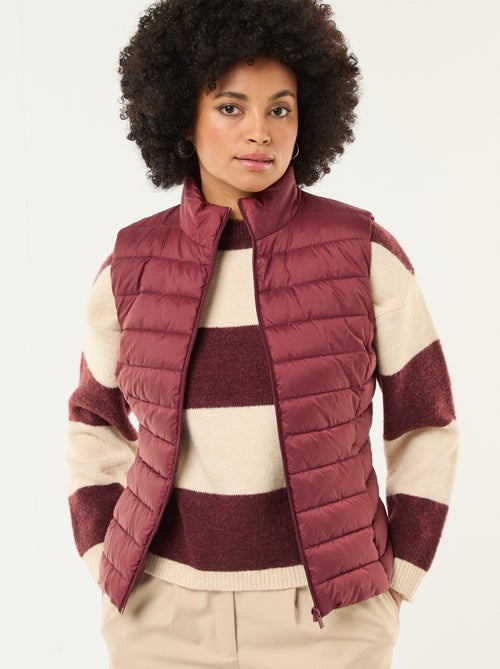 Doudoune sans manches matelassée déperlante - Kiabi