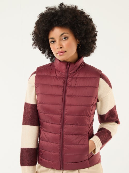 Doudoune sans manches matelassée déperlante - Kiabi