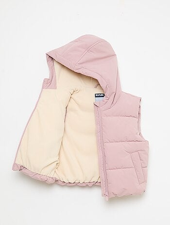 Doudoune sans manches matelassée