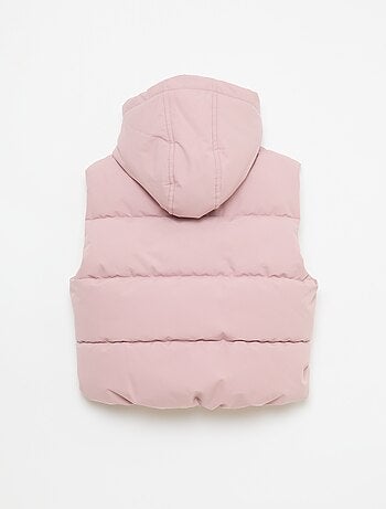 Doudoune sans manches matelassée