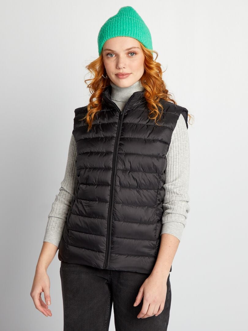 Doudoune sans manches - noir - Kiabi - 20.00�?�