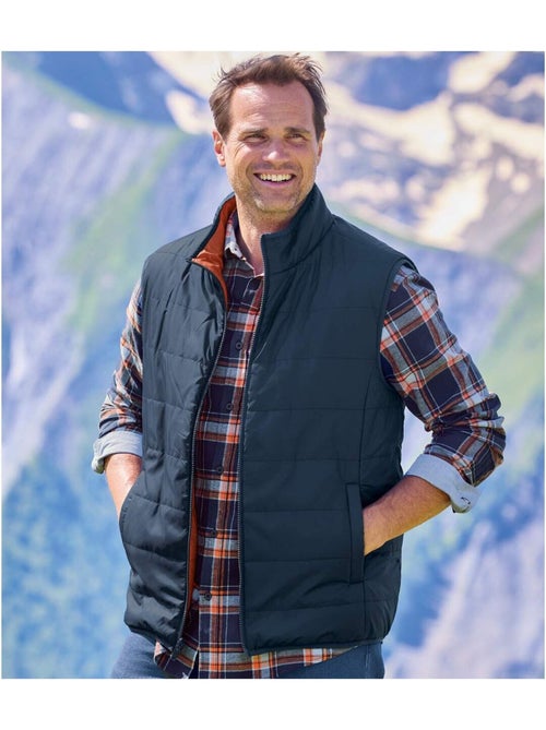 Doudoune Sans Manches Réversible   - ATLAS FOR MEN - Kiabi