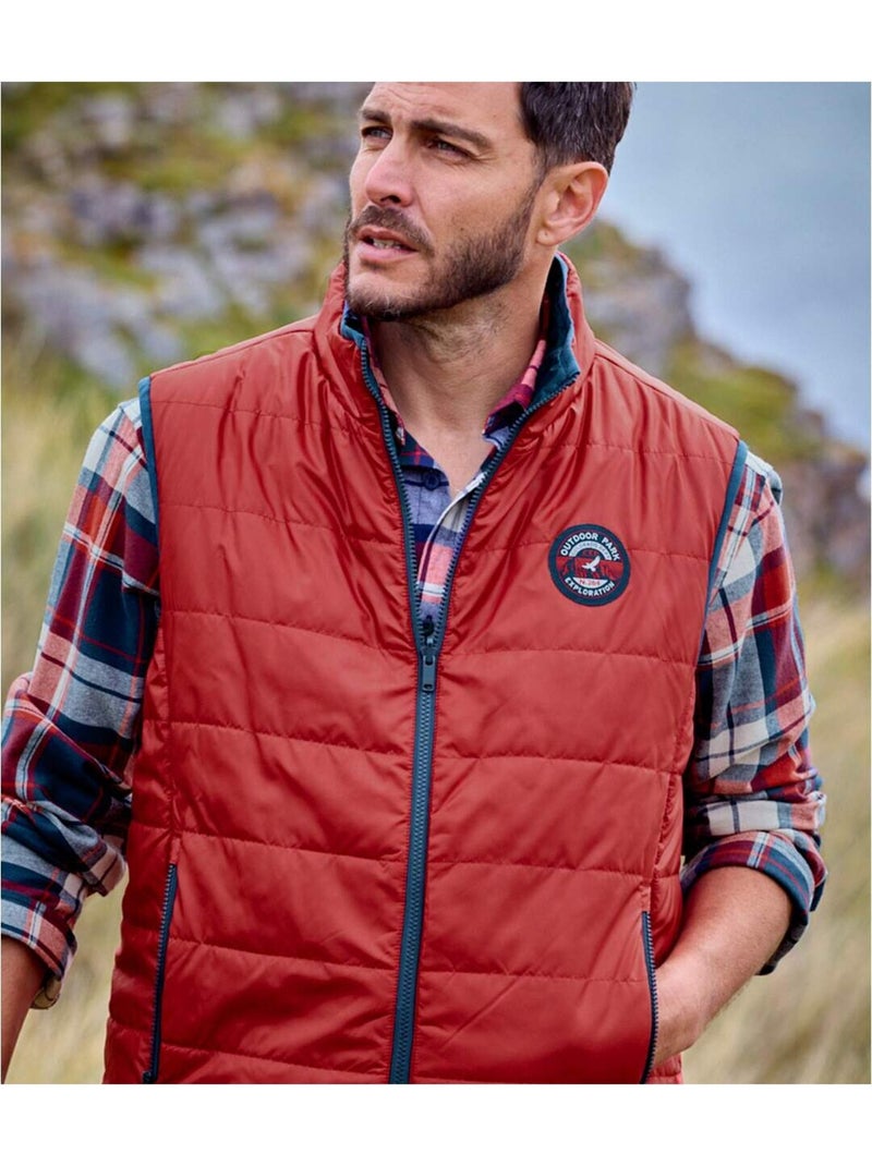 Doudoune sans manches réversible outdoor   - atlas for men Bleu marine - Kiabi