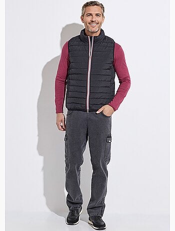 Doudoune sans manches surpiquée matelassée - AFIBEL