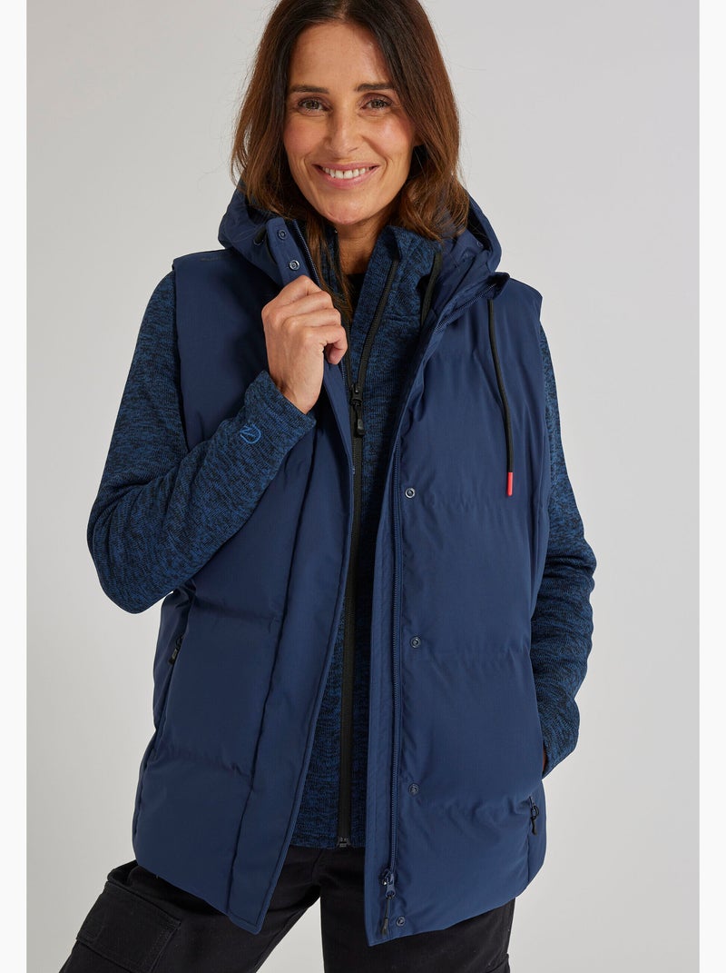 Doudoune sans manches Thermolactyl femme - DamartSport Bleu - Kiabi