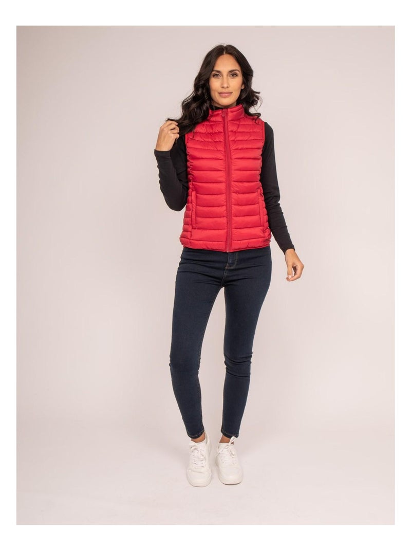 Doudoune sans manches UBIK Rouge - Kiabi