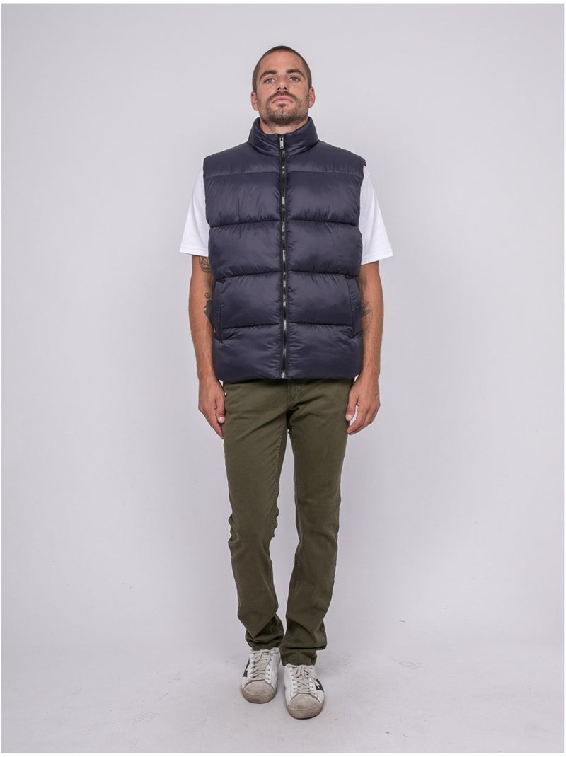 Doudoune sans manches zebalt Bleu marine - Kiabi