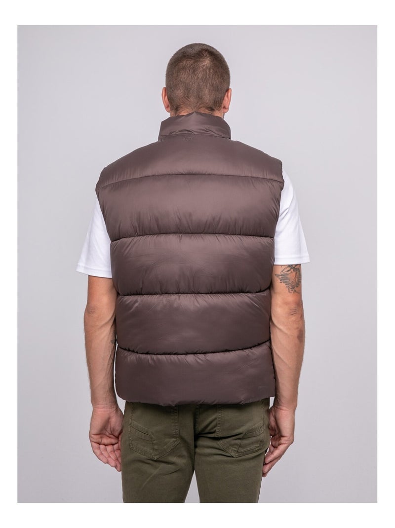 Doudoune sans manches zebalt Marron - Kiabi
