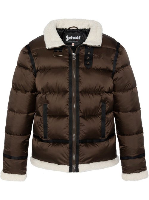 Doudoune Schott bombardier - Kiabi