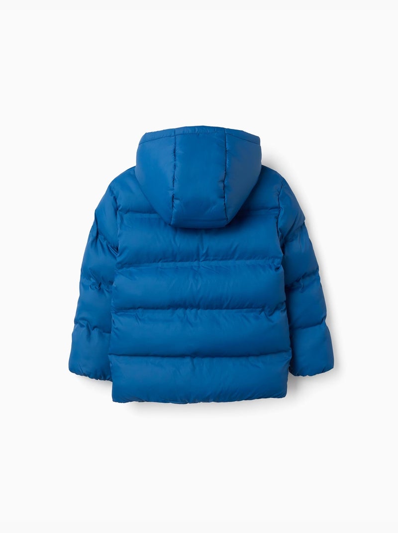 Doudoune thermique avec capuche et poches Bleu Bleu - Kiabi