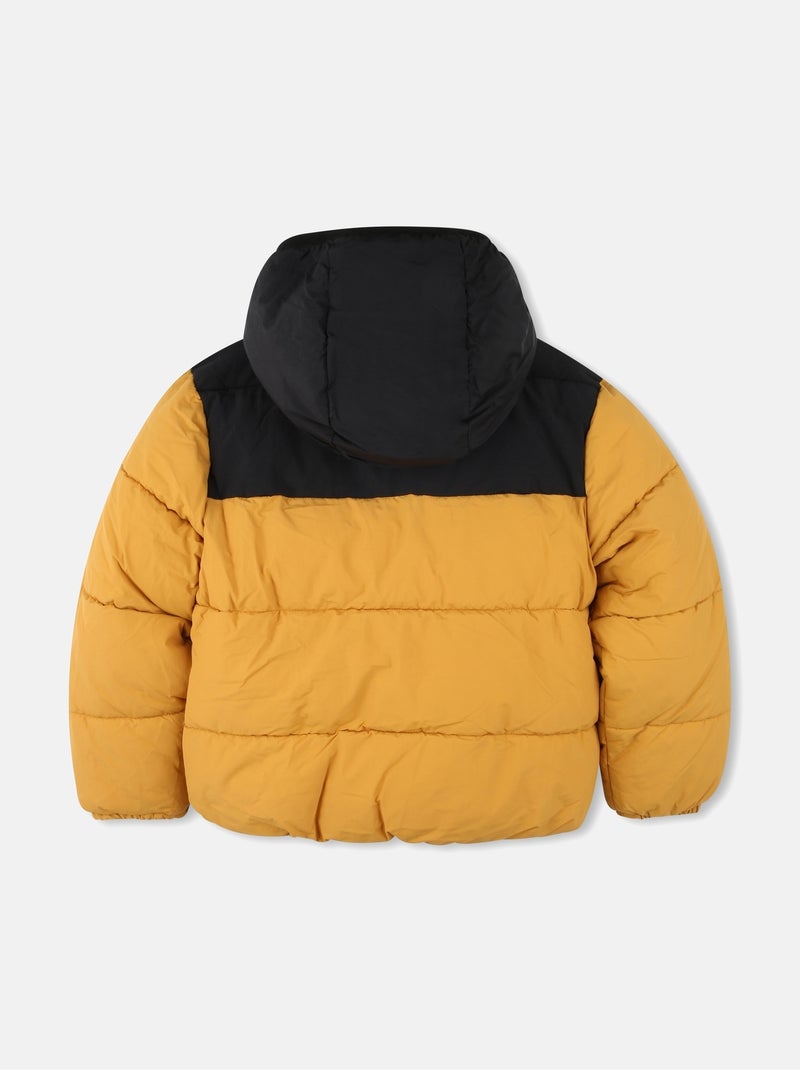 Doudoune Timberland à capuche Jaune - Kiabi