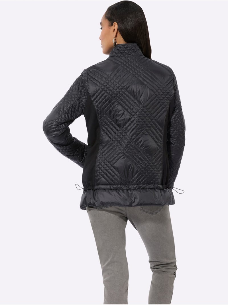 Doudoune Très Doux Et Très Chaud - Taille Standard - Helline Noir - Kiabi