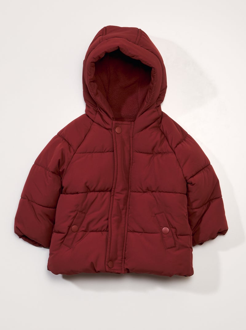Doudoune unie Orange - Kiabi