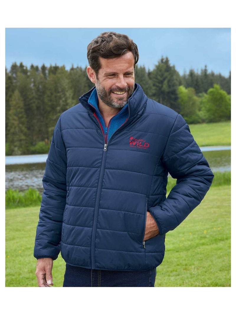 Doudoune Wild Territory  - ATLAS FOR MEN Bleu marine - Kiabi