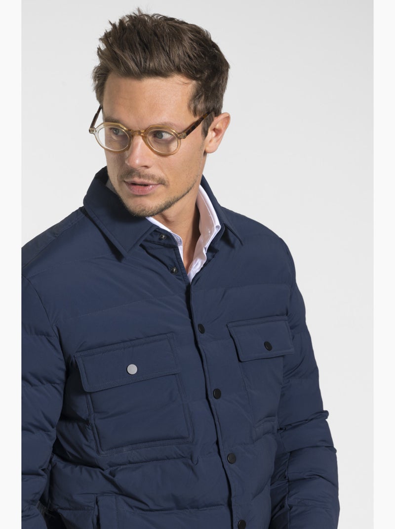 Doudoune Windblock   - New Man Bleu - Kiabi