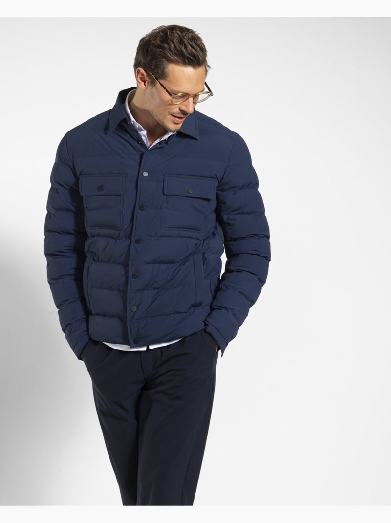 Doudoune Windblock   - New Man Bleu - Kiabi