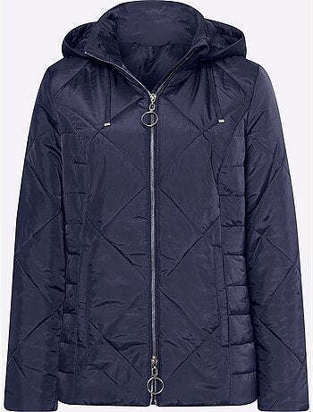 Doudoune zippé double curseur - taille standard - helline