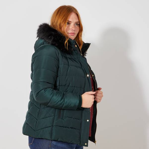 doudoune vert sapin femme