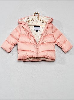 Doudoune zippée avec capuche - Kiabi