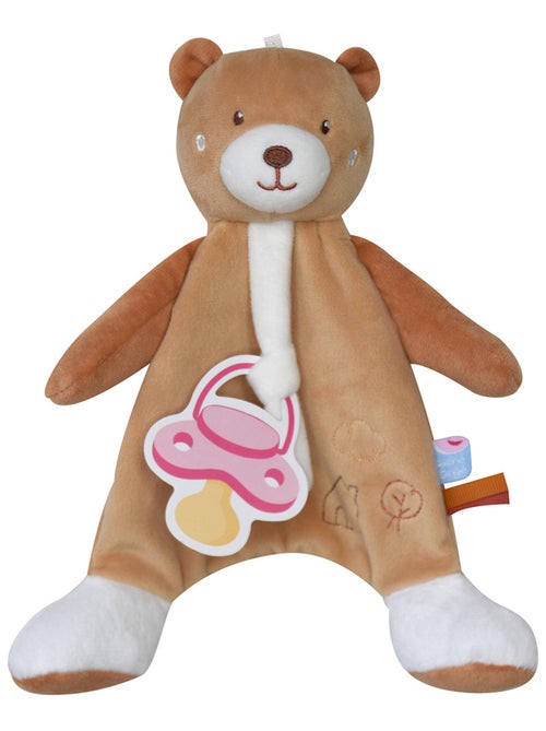 Doumou attache sucette ours Prigent - Kiabi