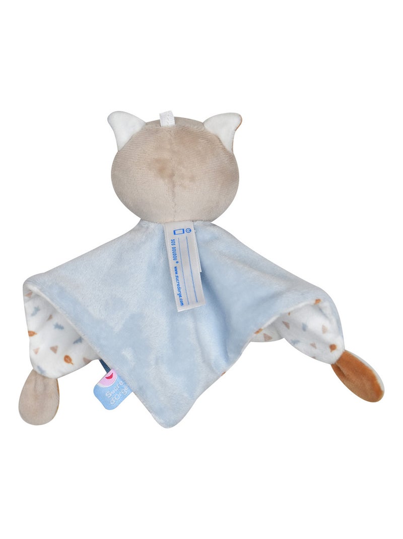 DOUMOU LOUP VELOURS DOUX Bleu - Kiabi